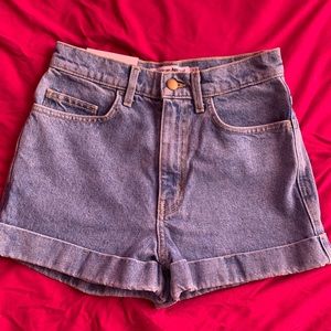 High Waist Denim Shorts from American Apparel; NWT